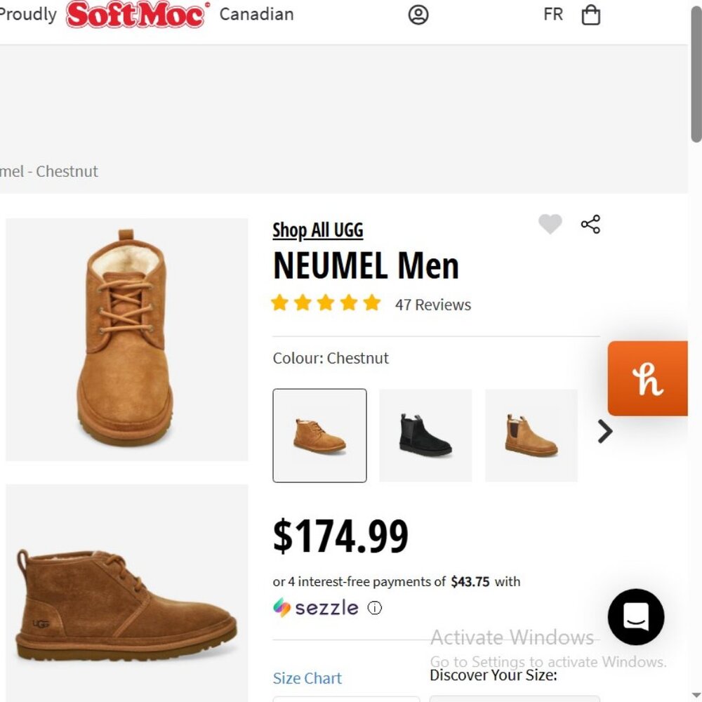 Brand new in box mens UGGS  Neumel size 10 suede leather sheepskin with laces